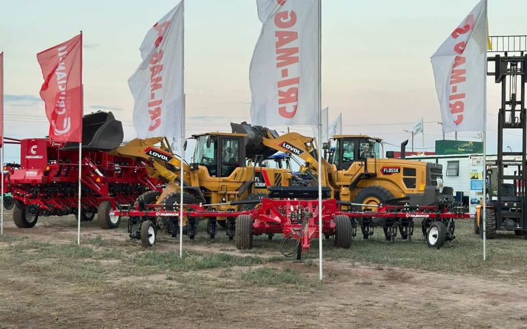 Agronea Pampa: Crimag apuesta a la innovación tecnológica con tractores, sembradoras y maquinaria vial